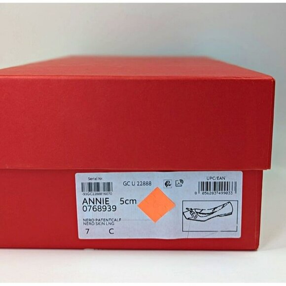 Ferragamo Women's Annie Patent Knot Ballerina Flats Black Size 7 C (MSRP $850) - Picture 11 of 11